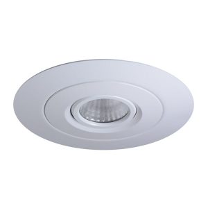 Large stuff up plate to fit smaller recessed LED downlights into bigger holes