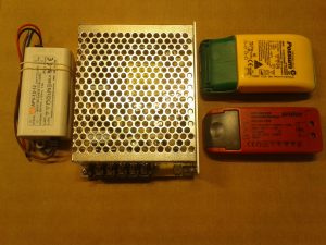 selection of LED drivers and halogen transformer