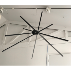 Dimaro architectural LED pendant black