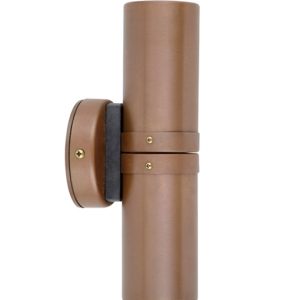 Copper up/down light patina finish